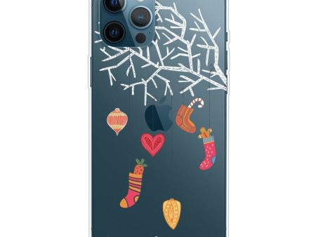 EIDERWOOD iPhone 16 Pro Max Fleksibelt Plast Julecover - Merry Christmas - Julesokker Sale