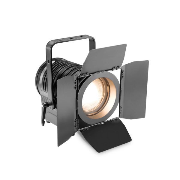 Cameo Lights CLTS100WW Theatre Spotlight Fresnel Lens 100W Warm White LED (Black) For Sale