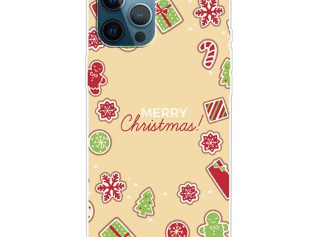 EIDERWOOD iPhone 16 Pro Fleksibelt Plast Julecover - Merry Christmas - Juleklistermærker Hot on Sale