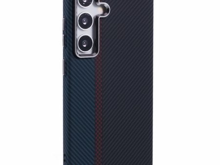 EIDERWOOD Mønstret Carbon Cover - Samsung Galaxy S24 - MagSafe Kompatibel - Dark Colored Pattern Online now