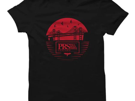 PRS Bay Bridge Tee Short Sleeve (Red Black) - X Large Online now