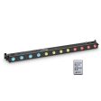 Cameo Lights CLTRIBAR200IR TRIBAR 200 12 X3W RGB LED Bar IR Remote Control (Black) Online