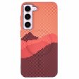 EIDERWOOD Mønstret Carbon Cover - Samsung Galaxy S23 - MagSafe Kompatibel - Orange Peak For Cheap