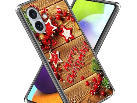 iPhone 16 Julecover i Fleksibelt Plast - Merry Christmas 2 Online Hot Sale