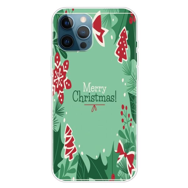 EIDERWOOD iPhone 16 Pro Fleksibelt Plast Julecover - Merry Christmas - Juleelementer Online Hot Sale