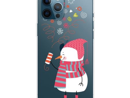 EIDERWOOD iPhone 16 Pro Max Fleksibelt Plast Julecover - Merry Christmas - Festlig Snemand Supply