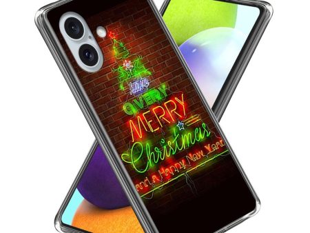 iPhone 16 Julecover i Fleksibelt Plast - Merry Christmas Cheap