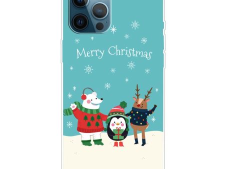 EIDERWOOD iPhone 16 Pro Fleksibelt Plast Julecover - Merry Christmas - Venner i Sneen Online