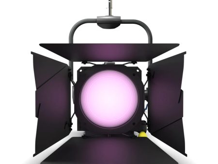 Cameo Pro CLF2FCPO Professional Pole-Operated Fresnel Full Color - Includes Barndoor and Gel Frame (RGBW) Supply