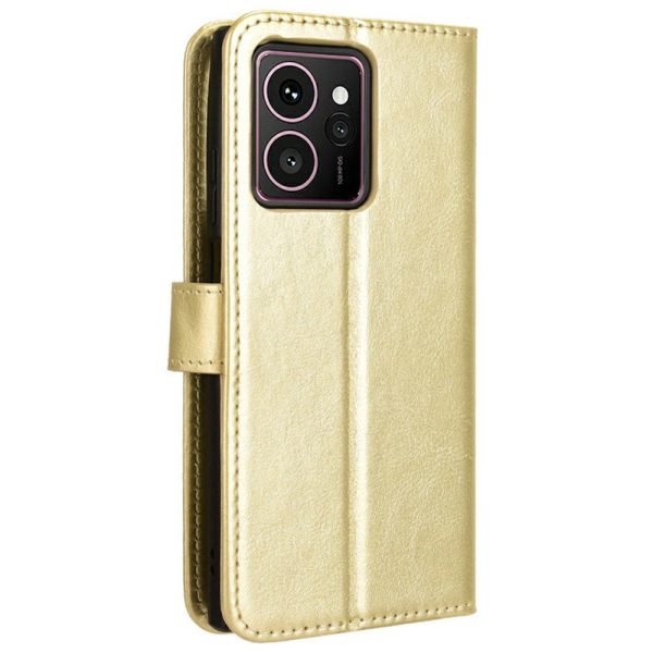 EIDERWOOD HMD Skyline Kunstlæder Flip Cover m. Kortholder & Ståfunktion - Guld Fashion