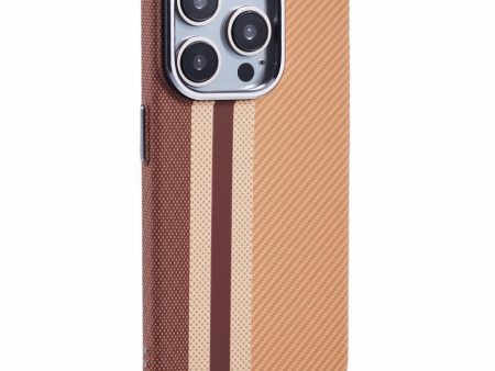 EIDERWOOD Mønstret Carbon Cover - iPhone 15 Pro - MagSafe Kompatibel - Light Stripes Fashion