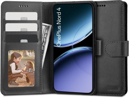 OnePlus Nord 4 Tech-Protect Wallet m. Pung & Ståfunktion - Sort Hot on Sale