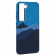 EIDERWOOD Mønstret Carbon Cover - Samsung Galaxy S23 - MagSafe Kompatibel - Blue Peak Online Sale