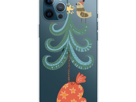 EIDERWOOD iPhone 16 Pro Max Fleksibelt Plast Julecover - Merry Christmas - Fugle i Juletræ on Sale