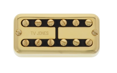 TV Jones TV CLASSIC Plus Bridge Pickup with Clip System (Gold) For Discount