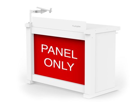 ProX XFH-B3 FCPANEL WH Front Central Panel Cover for B3 DJ Table Workstation (White) Supply