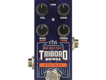 Electro-Harmonix PICO TRIBORO BRIDGE Overdrive Distortion Fuzz Pedal Hot on Sale