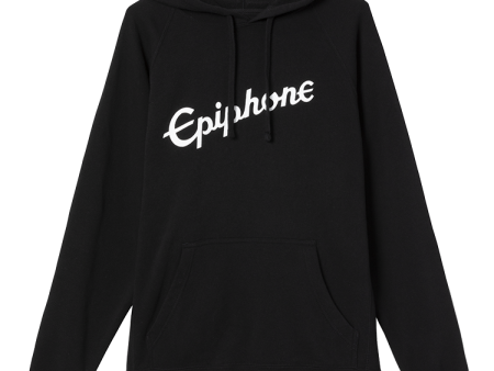 Epiphone ETS-HDPOVLL Vintage Logo Pullover Hoodie - Large (Black) Fashion