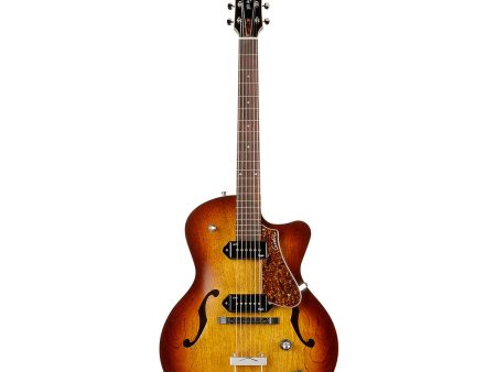 Godin Guitars 5TH AVENUE CW KINGPIN II Semi Hollow Body Electric Guitar (Cognac Burst) Supply