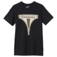 Epiphone ETS-EVBBS Vintage Badge T-Shirt - Small (Black) For Sale