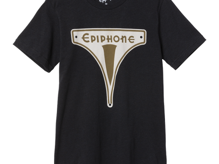 Epiphone ETS-EVBBS Vintage Badge T-Shirt - Small (Black) For Sale