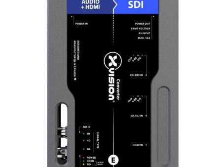 xVision XVVAUDIO2SDIT1 Audio Embedder - HDMI1.2 3G-SDI + Audio to 3G-SDI - PT1 In Thru For Sale