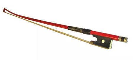 P&H Bows PH1526R Fiberglass Violin Bow 4 4 (Red) Fashion