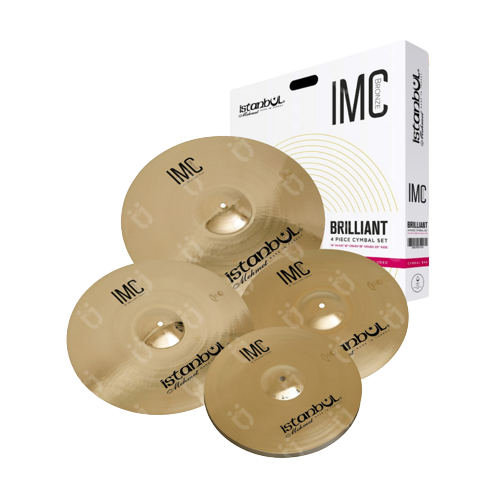 Istanbul IMC-B4 IMC Brilliant 4-Cymbal Set w Bag Cheap