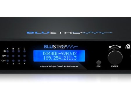 Blustream DA44AU 4x4 Dante Audio Converter Online Sale