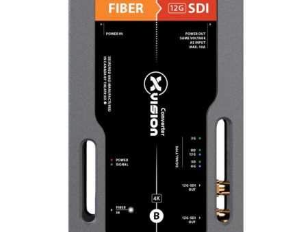 xVision XVVFIBER2SDIT1-12GS2 4K Converter Fibre SingleMode opticalCON DUO to 12G-SDI Online now