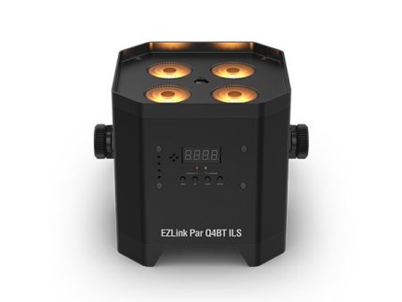 Chauvet DJ EZLINKPARQ4BTILS Battery-Operated LED Par With Built in Bluetooth® +ILS Wireless Technology Online Sale