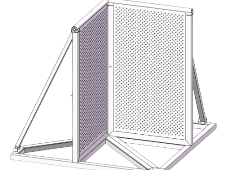 ProX XT-CSB4FT-CORNER 4FT Heavy-duty Aluminum Ventilated Crowd Barrier Corner and Base For Cheap