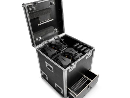 Cameo Pro CLZB200CASE4PC Charging Flight Case for 4 X ZENIT B200 Supply