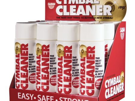 Sabian SSSCPOP Cymbal Cleaner With Display 12-Pack Online now