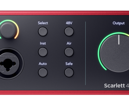 Focusrite SCARLETT 4i4 Audio Interface - 4th Gen Online