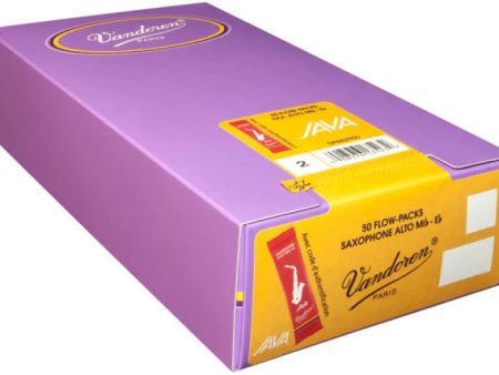 Vandoren SR2615R50 Alto Sax Java Red Cut Reeds Strength - 1.5 (Box of 50) Online now