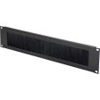 On-Stage RPBR2000 Rack Brush Panel (Black, 2 RU) Hot on Sale