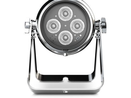 Cameo Pro CLZB60CLSD ZENIT B60 Battery Powered 4 X 15W RGBW LED Outdoor PAR Light IP65 (Chrome) Cheap