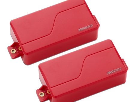 Fishman PRF-M36-SD2 Fluence Modern Humbucker 6-String, 3 Voices, Set (Red Plastic) Fashion