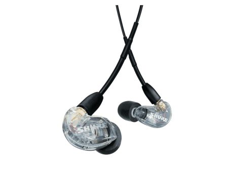 Shure SE215DYCL+UNI Sound-Isolating In-Ear Stereo Earphones with RMCE-UNI Remote Mic Universal Cable (Clear) Fashion