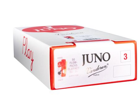 Juno JCR01350 Bb Clarinet 3 ½ Strength Reeds (Box of 50) Discount