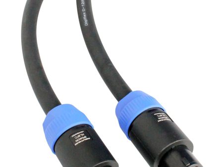 Digiflex NLN8-12 8-3 12 8 Speaker Cable w NL8FX Connectors - 3 Foot For Cheap