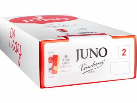 Juno JSR61250 Alto Saxophone Reeds Strength - 2 (Box of 50) For Discount