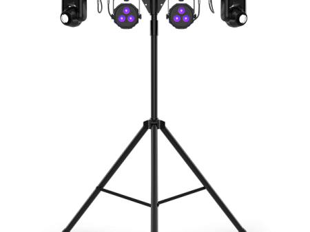 Chauvet DJ GIGBAR-MOVE-ILS 5-in-1 Lighting System with Stand, Bag and Remote Fashion