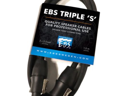 EBS SSC-1.5 Triple S Speakon cable - 1.5m Online Sale