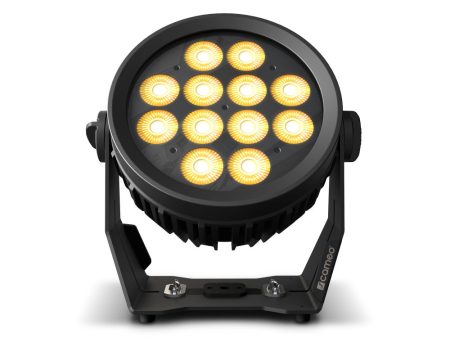 Cameo Pro CLPFLATPRO12G2 FLAT PRO 12 G2 Professional Outdoor 12 X 10W RGBA LED PAR IP65 (Black) For Discount