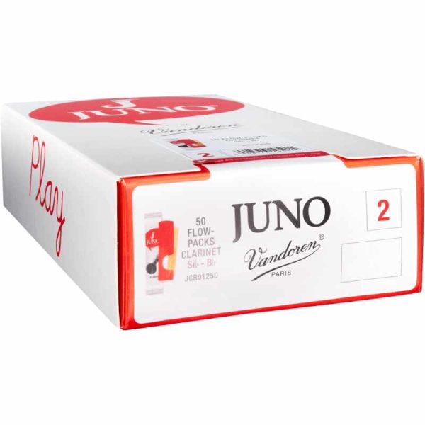 Juno JCR01250 Bb Clarinet 2 Strength Reeds (Box of 50) Sale