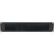 On-Stage RPBR2000 Rack Brush Panel (Black, 2 RU) Hot on Sale