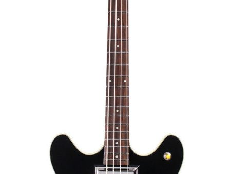 Guild NEWARK Starfire II Dual-Pickup Semi-Hollow Bass Guitar (Black) Cheap