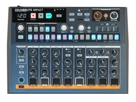 Arturia DRUMBRUTEIMPACT DrumBrute Impact Analog Drum Machine Hot on Sale